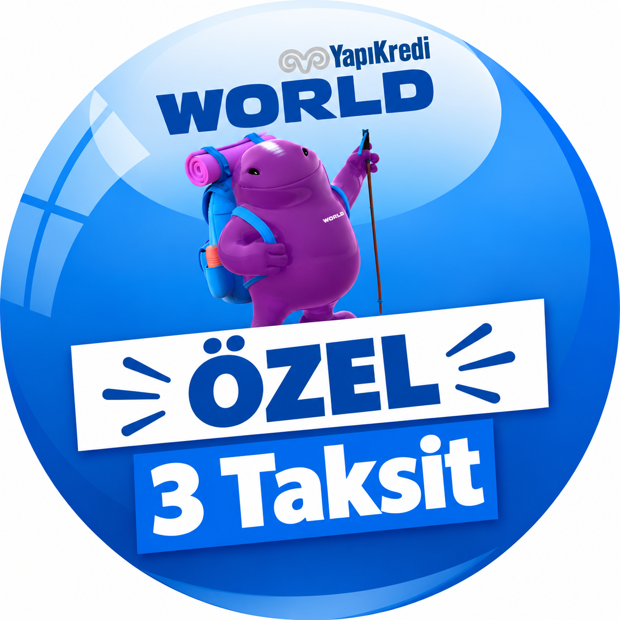 Yapı Kredi World Karta Özel Vade Farksız Taksit İmkanı