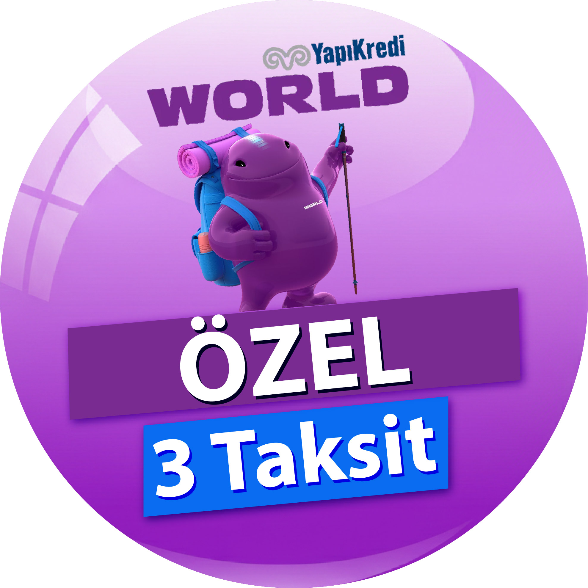 Yapı Kredi World Karta Özel Vade Farksız Taksit İmkanı