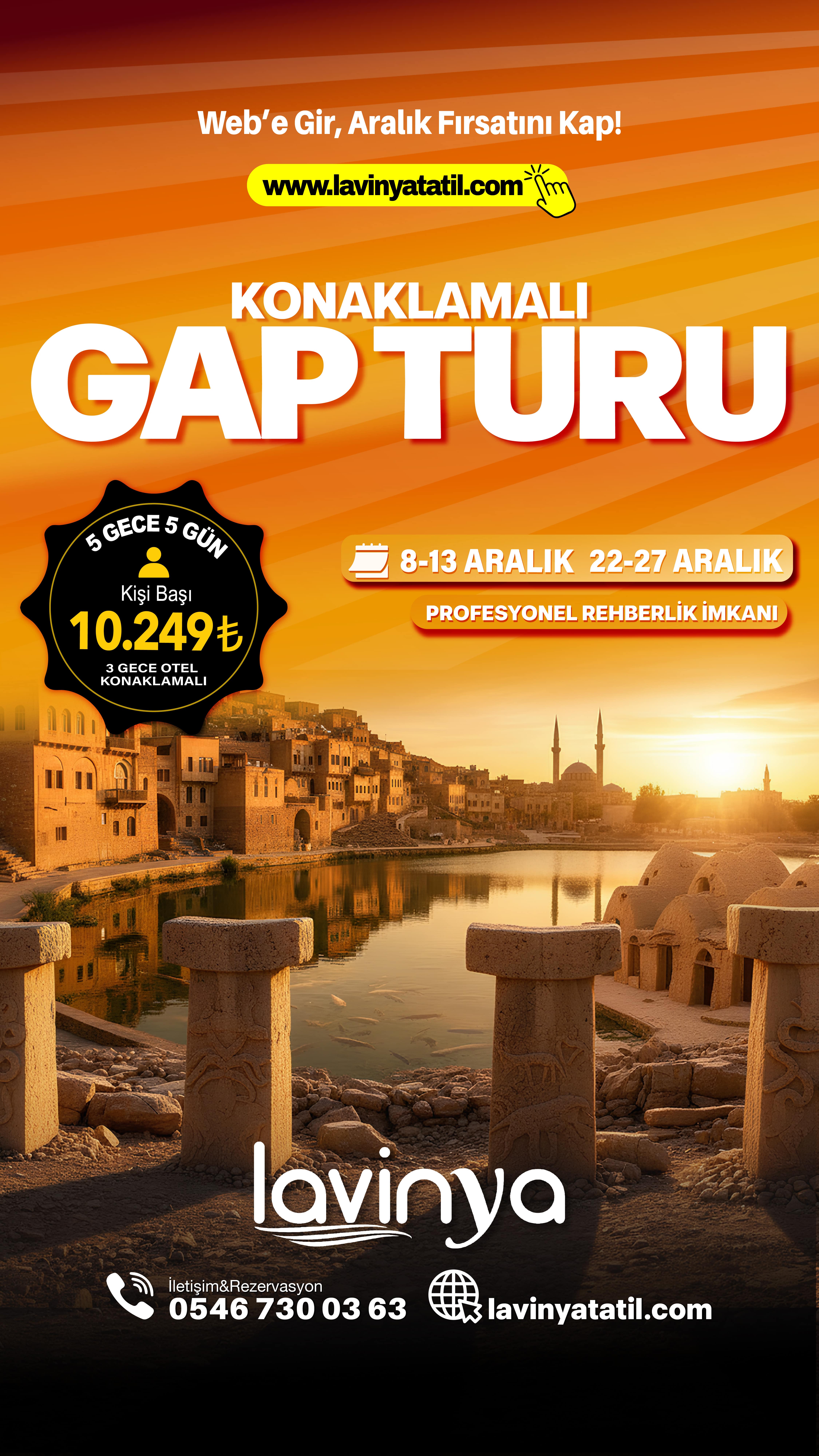 Otobüslü Güneydoğu Anadolu Turu