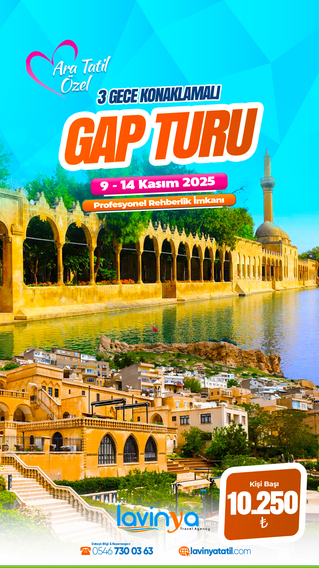 Otobüslü Güneydoğu Anadolu Turu