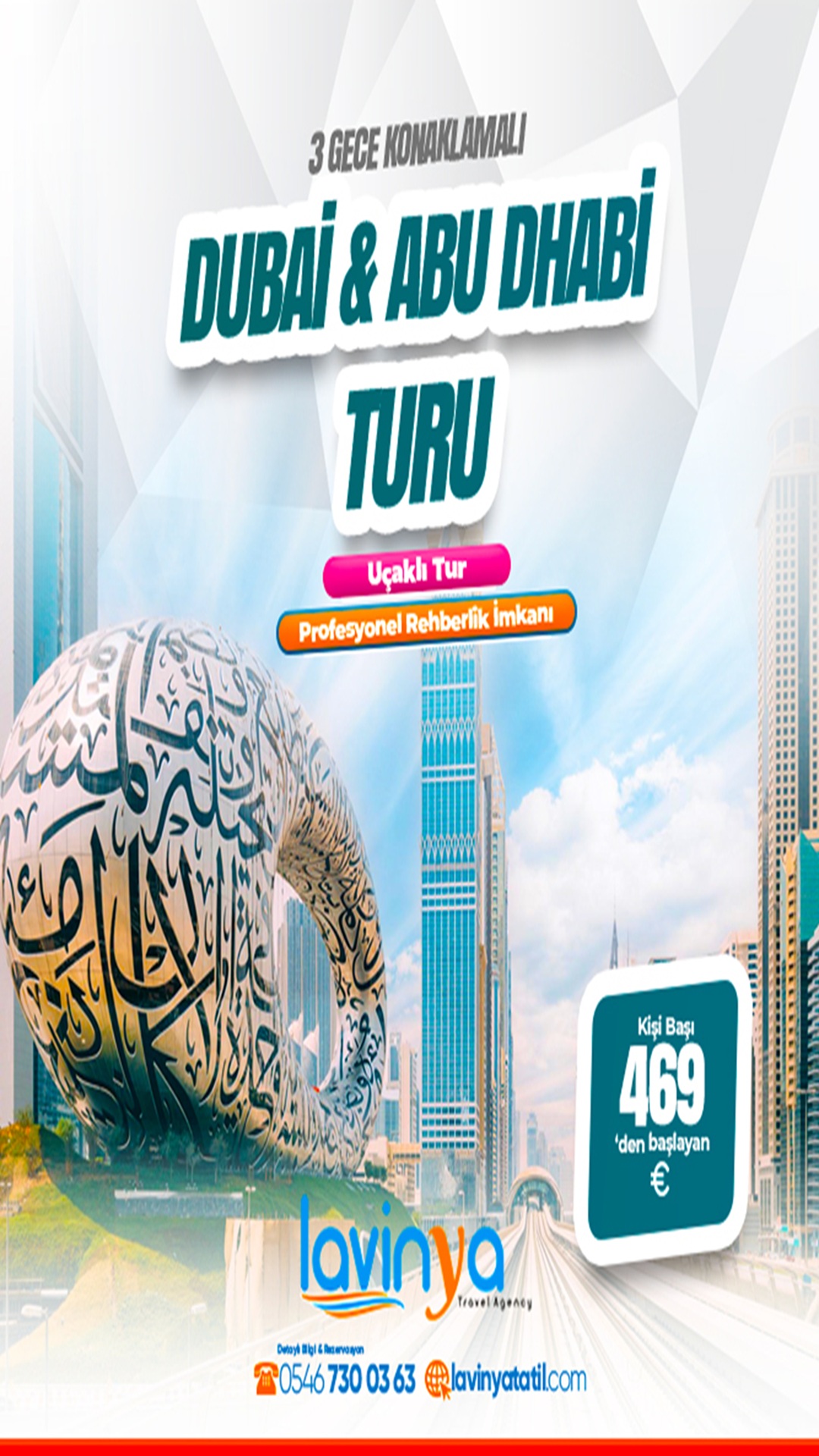 Antalya'dan Vize Dahil Dubai Turu