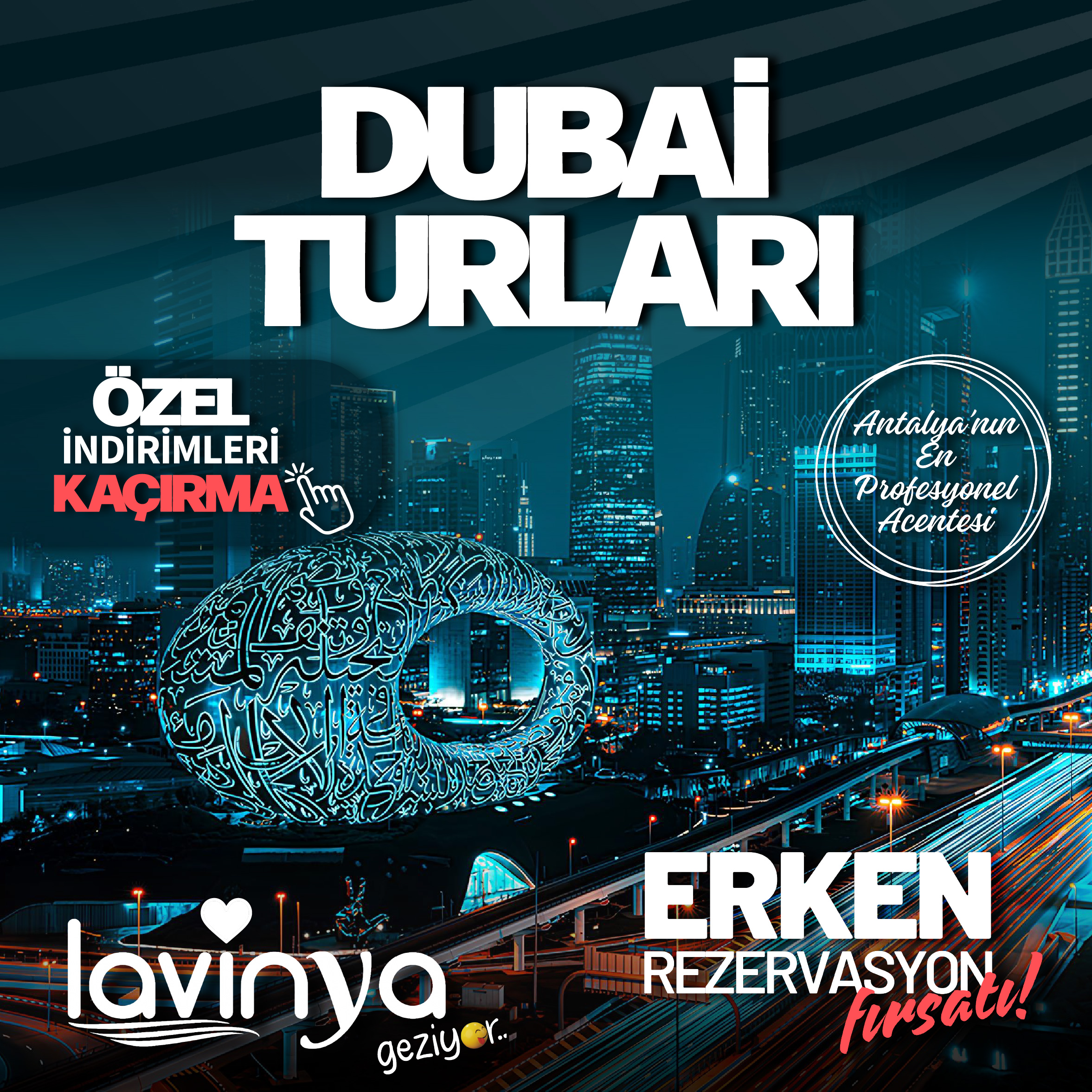 Antalya'dan Vize Dahil Dubai Turu