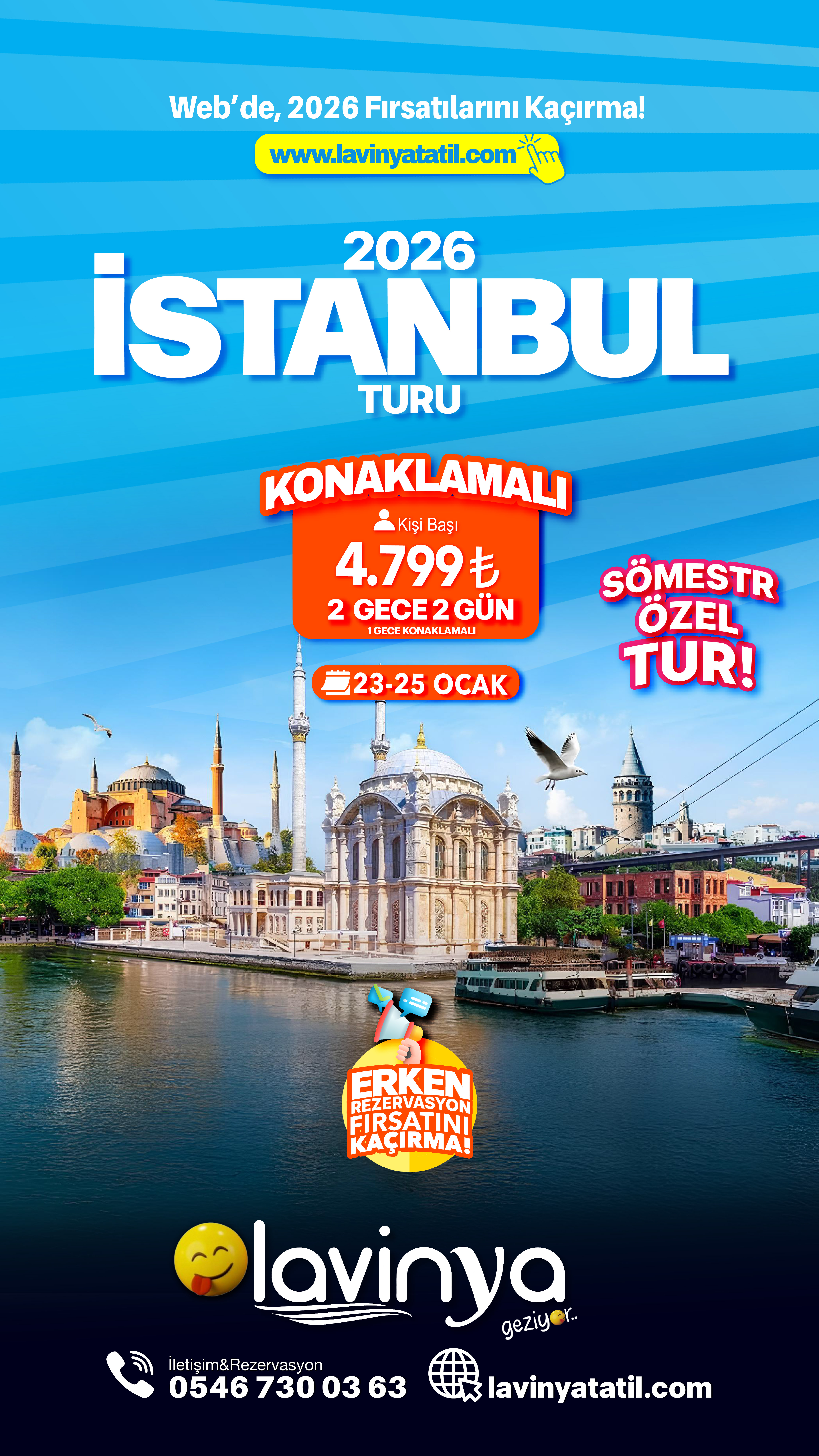 Konaklamalı Şehr-i İstanbul Turu