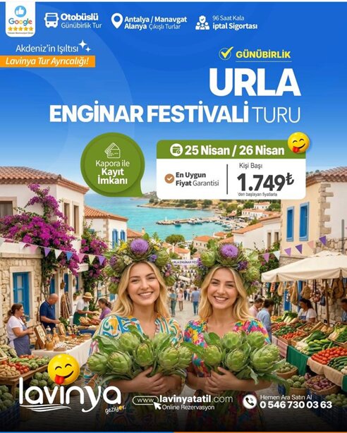 Urla Enginar Festivali Turu