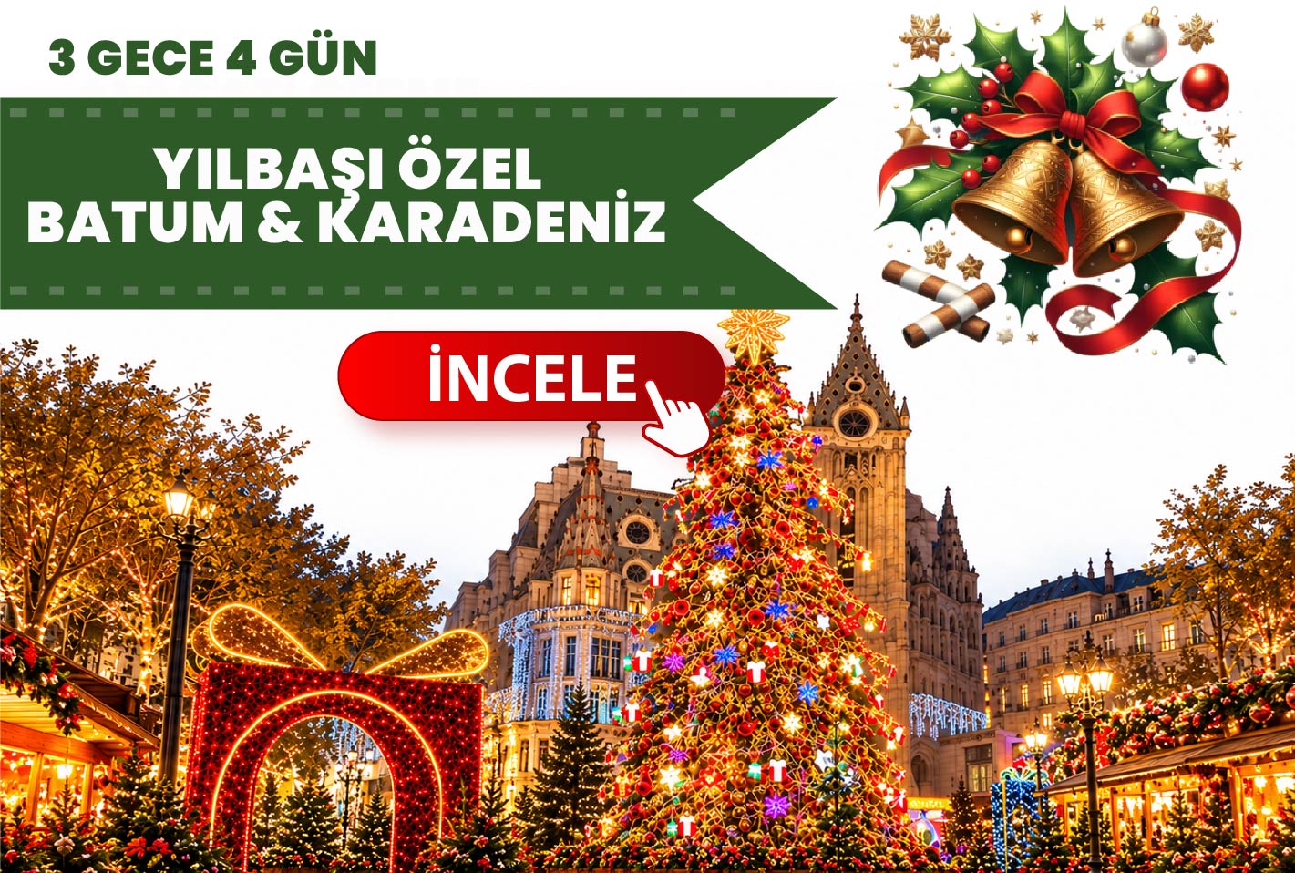Yılbaşına Özel 3 Gece Konaklamalı Karadeniz & Batum Turu