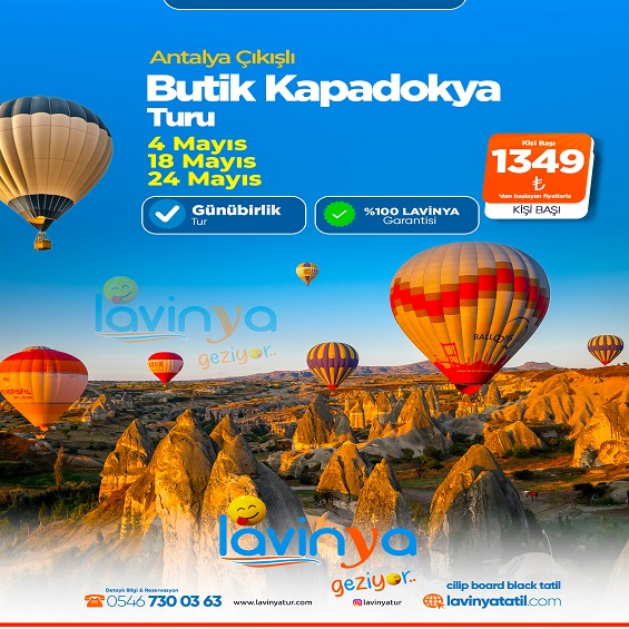 GÜNÜBİRLİK KAPADOKYA TURU