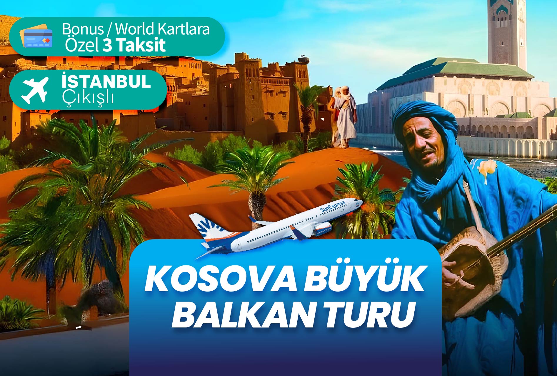 Antalya Çıkışlı Uçaklı Kosova Büyük Balkan Turu